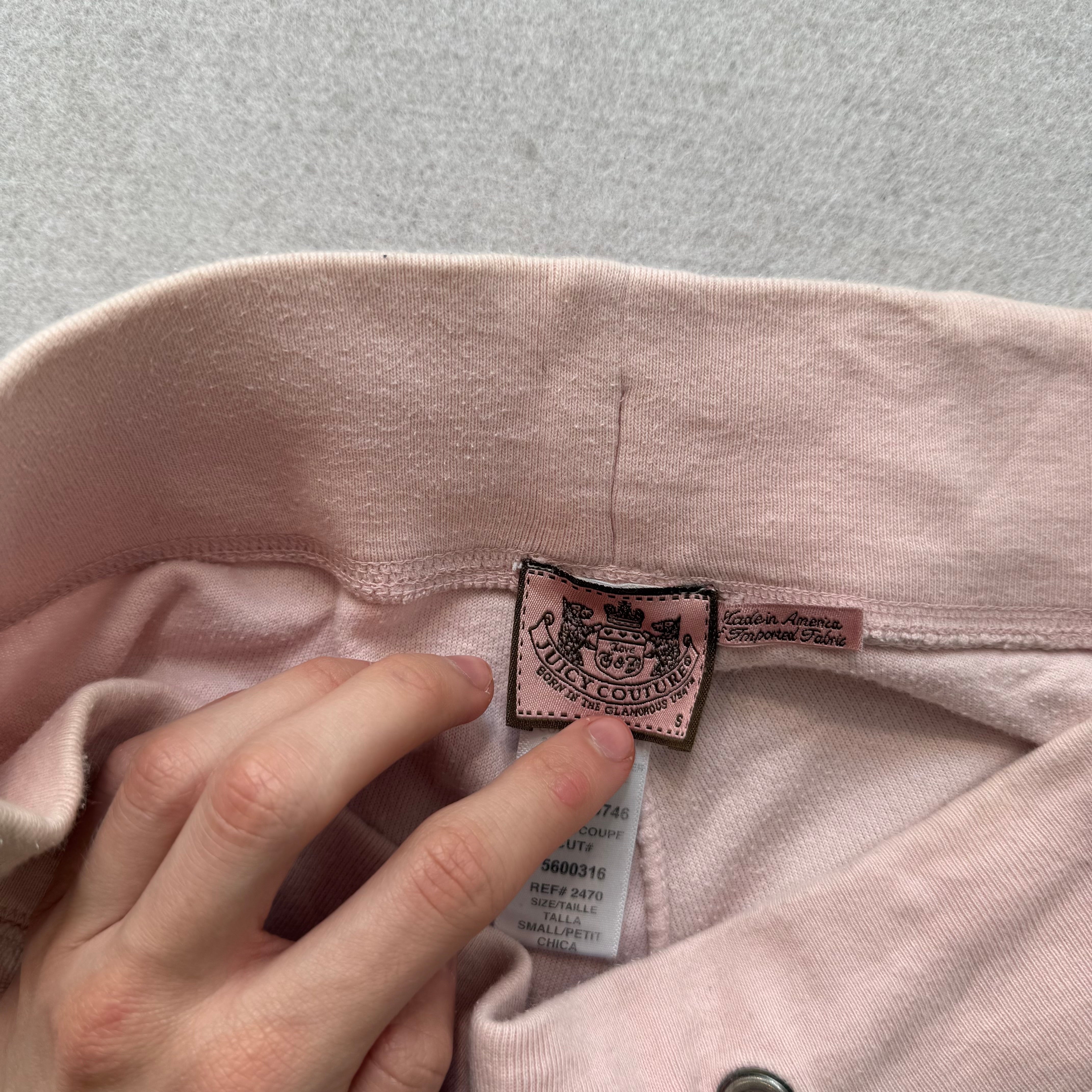Juicy Couture Womens Dusty Rose Tracksuit Set Zip Up Hoodie & Flared Pant Size S-Coordom