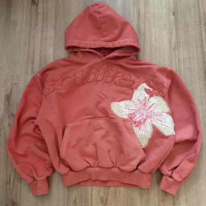 Unisex Floral Hoodie|Streetwear Oversized Vintage Casual Wear-Coordom