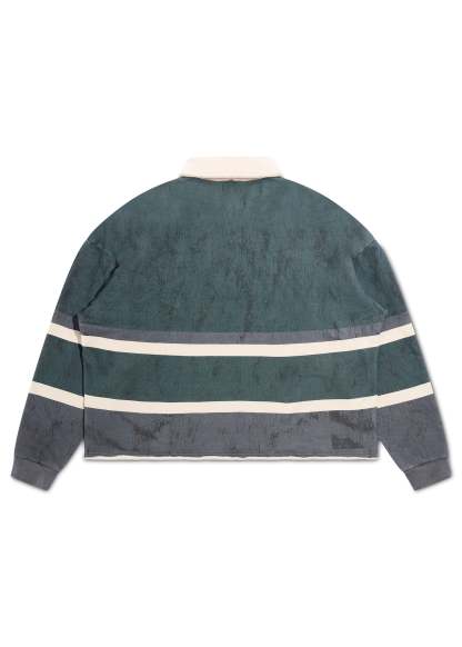 Free World Rugby - Hunter/Navy|Streetwear Oversized Vintage Casual Wear-Coordom