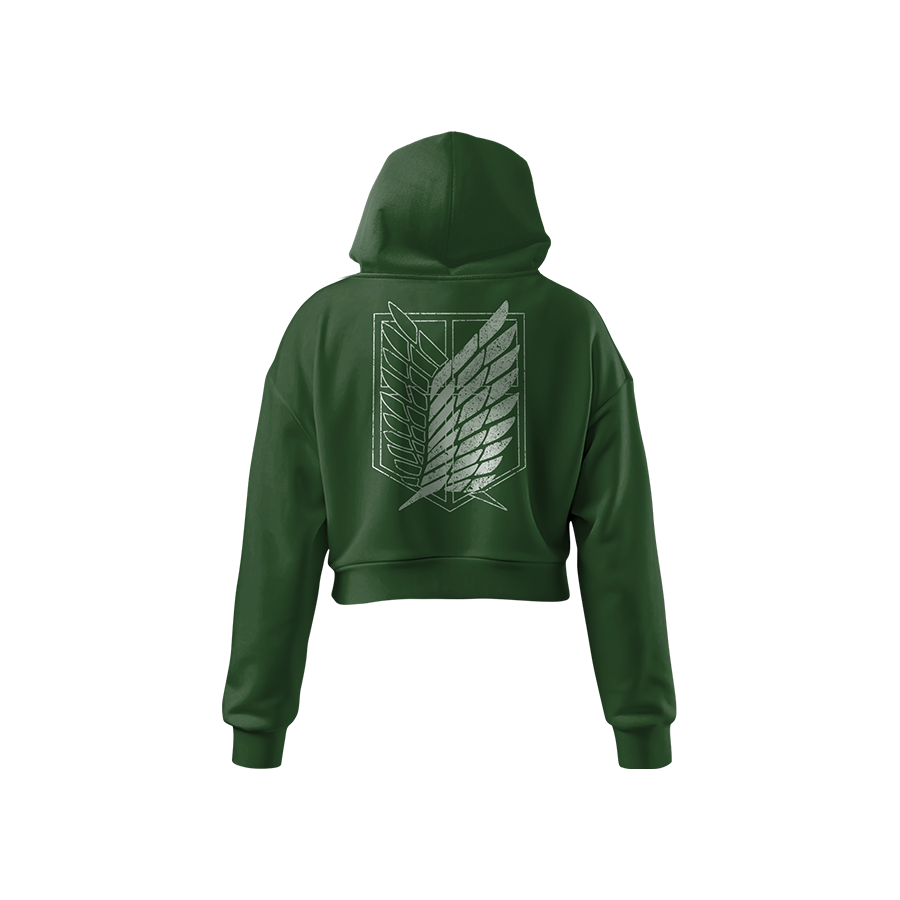 Freedom Cropped Hoodie-Coordom