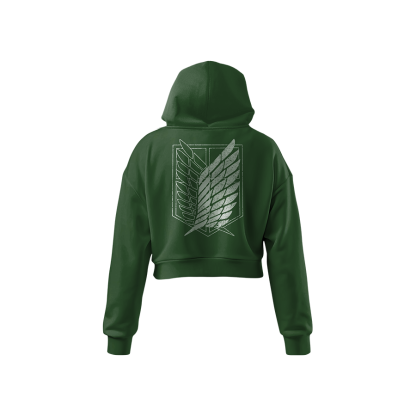 Freedom Cropped Hoodie-Coordom