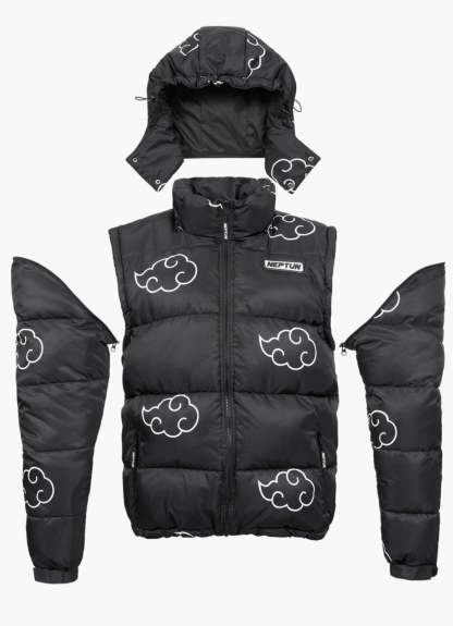 WHITE PUFFER JACKET-Coordom