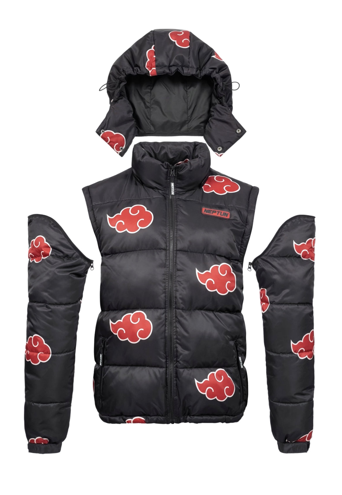 RED PUFFER JACKET-Coordom