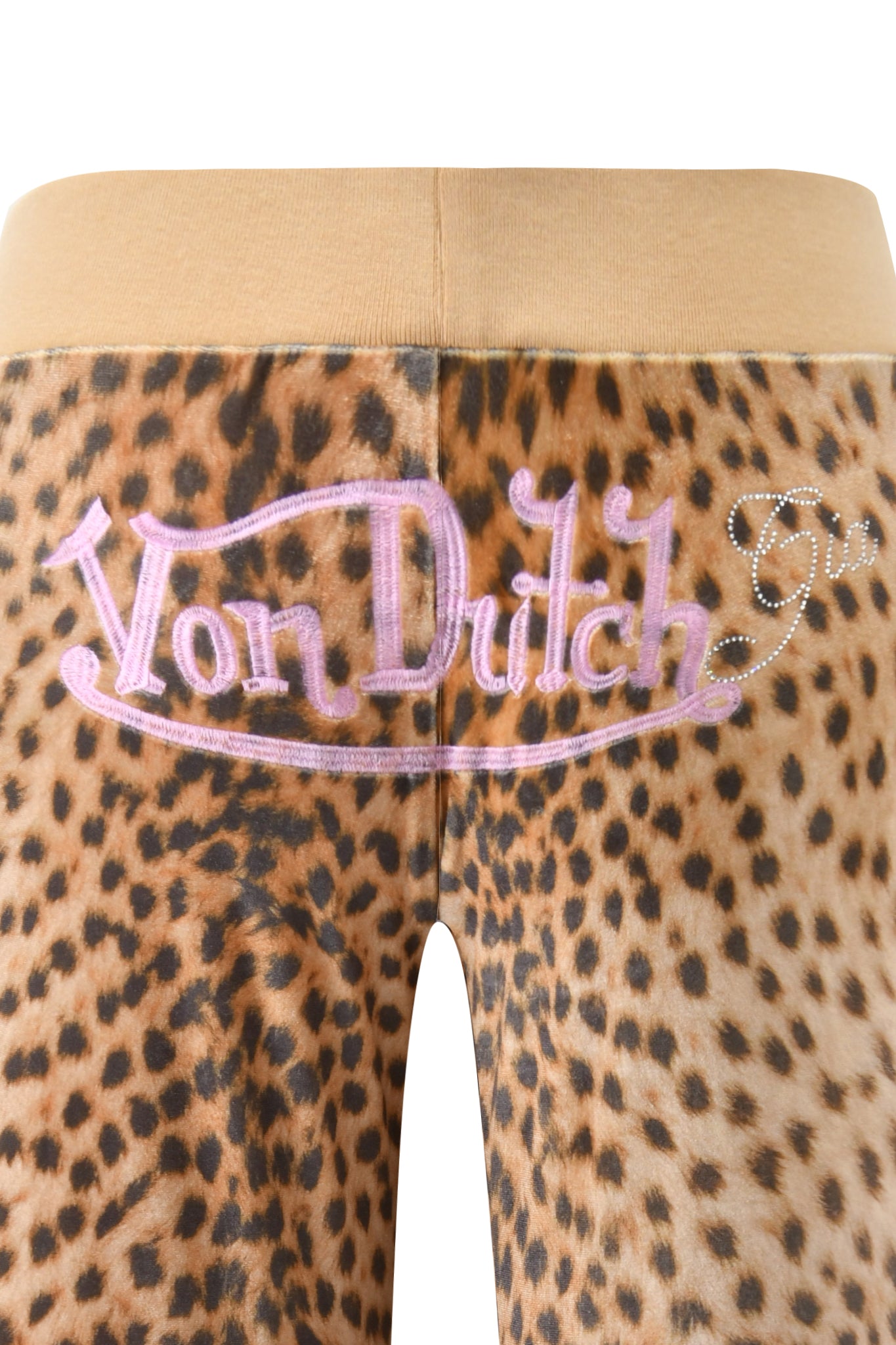 VELOUR TRACKPANT - LEOPARD