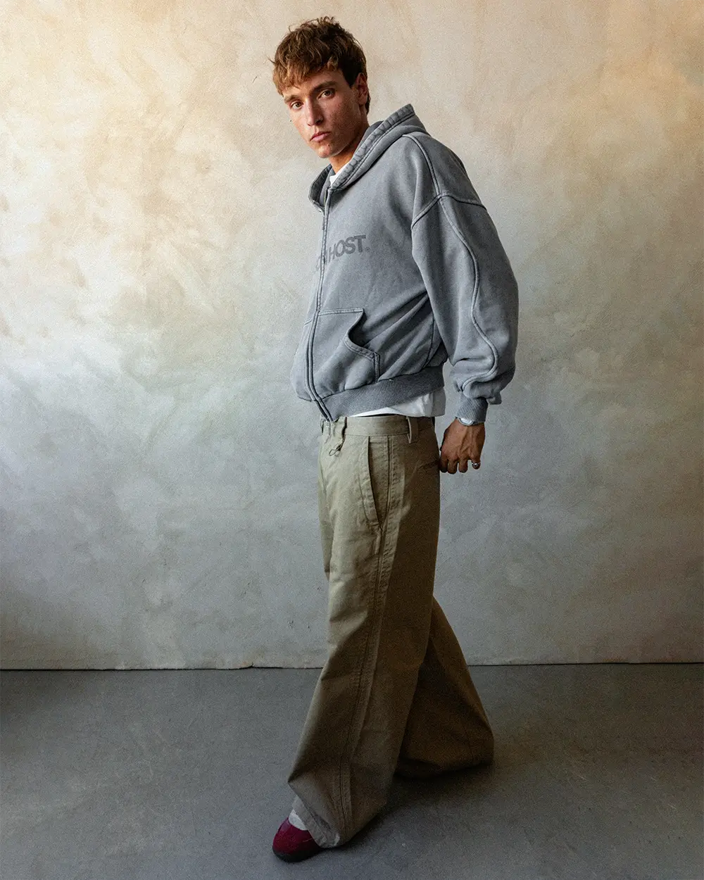 ERODE WAVE ZIPPED HOODIE GREY|Streetwear Oversized Vintage Casual Wear-Coordom