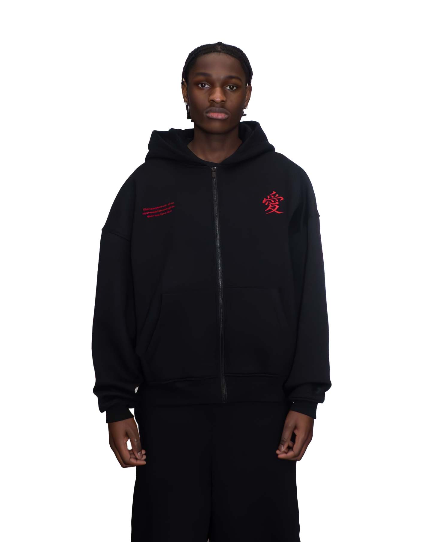 "GAARA X LOVE" ZIP HOODIE-Coordom