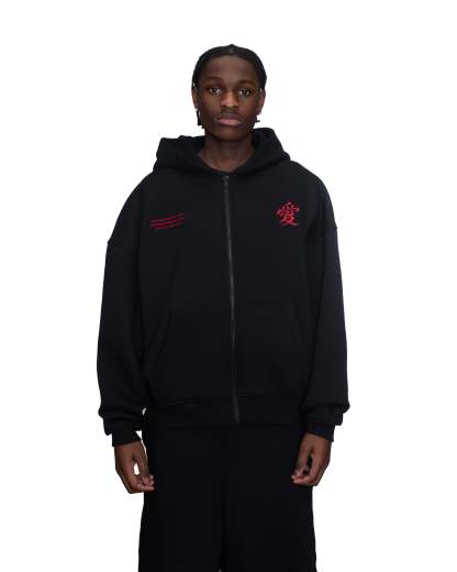 "GAARA X LOVE" ZIP HOODIE-Coordom
