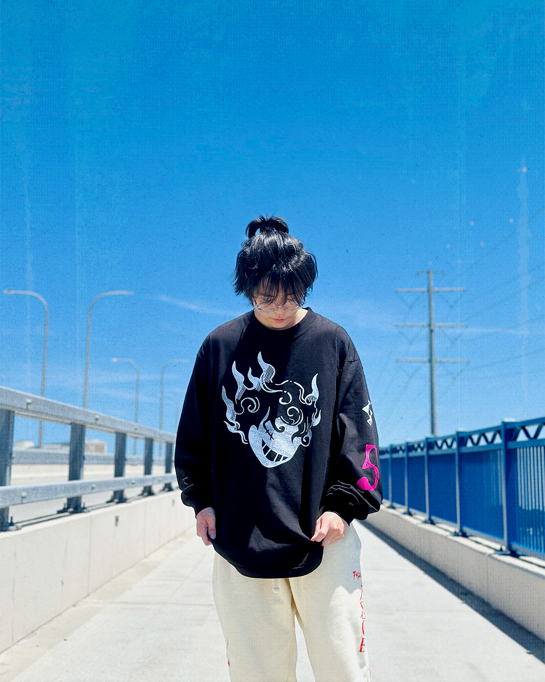 G-5 Sun God Black Long Sleeve-Coordom