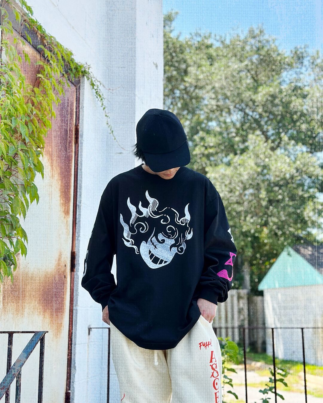 G-5 Sun God Black Long Sleeve-Coordom