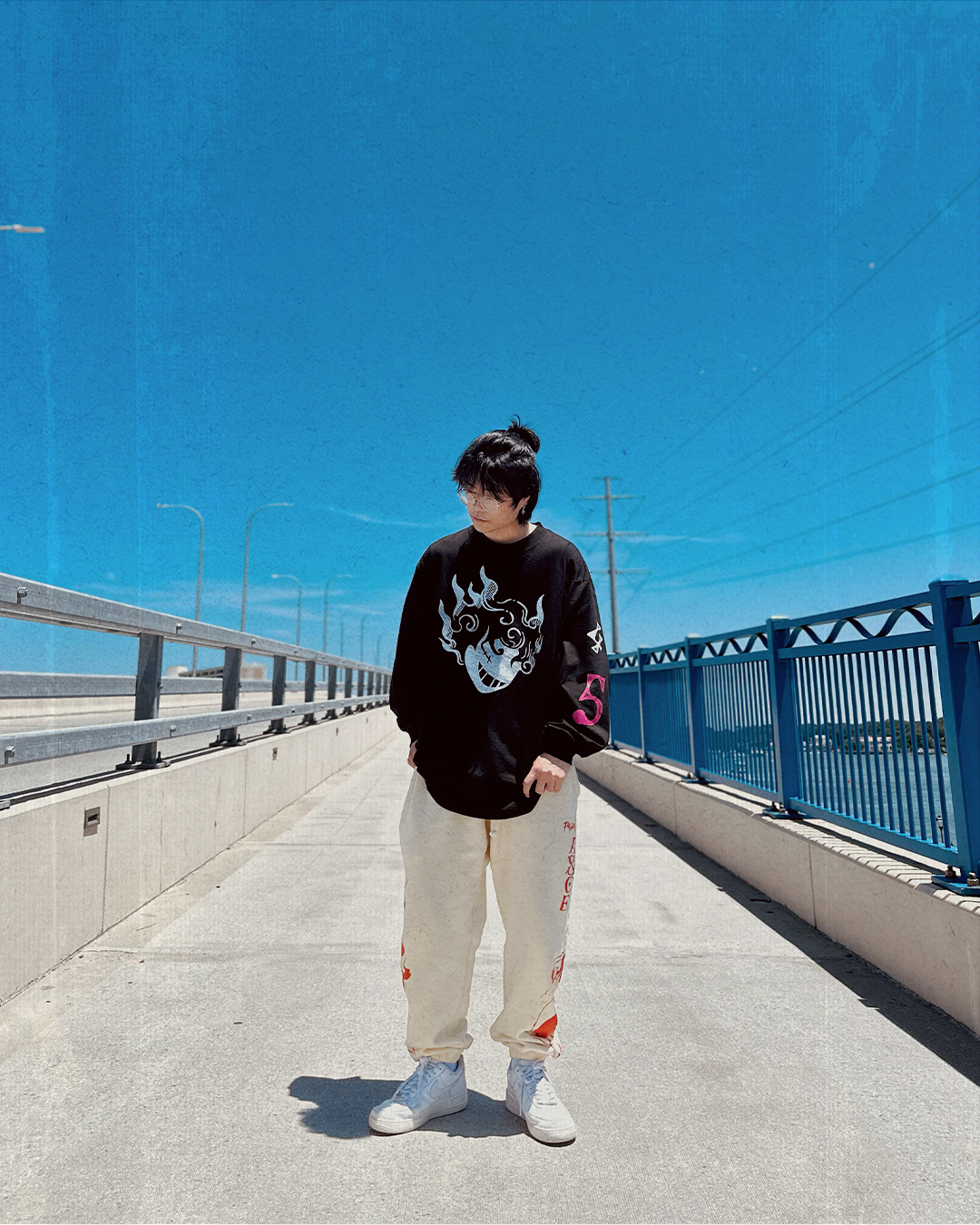 G-5 Sun God Black Long Sleeve-Coordom