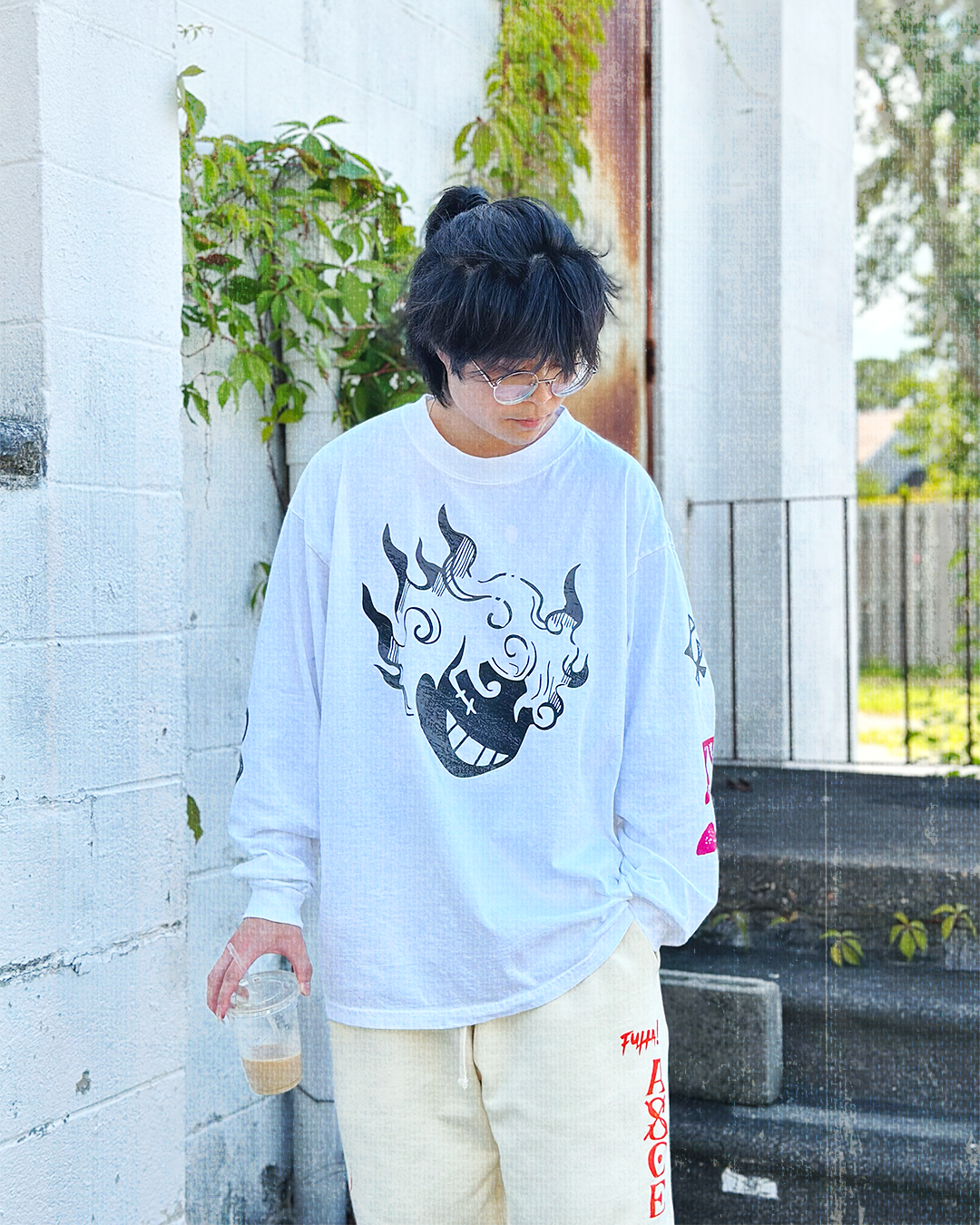 G-5 Sun God White Long Sleeve-Coordom
