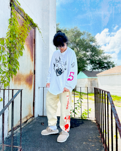 G-5 Sun God White Long Sleeve-Coordom