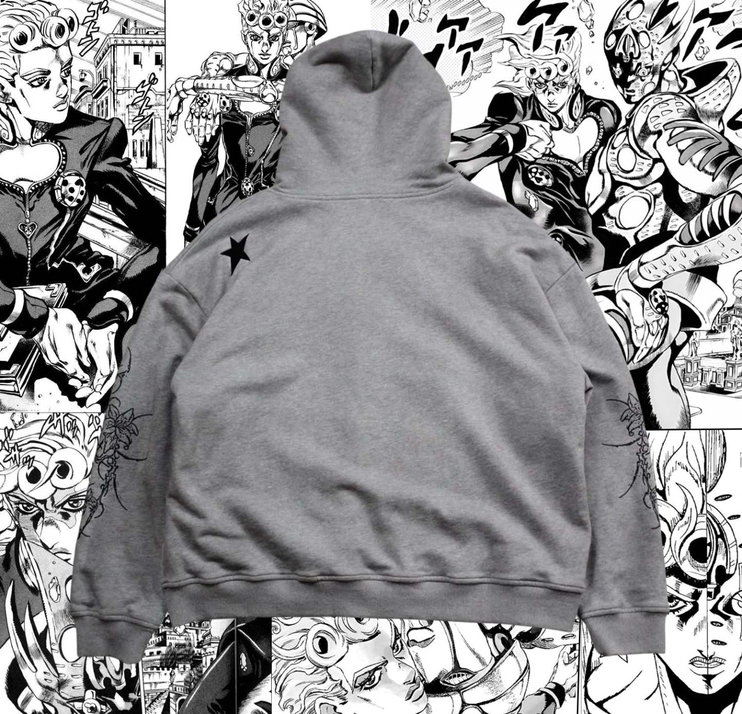 JOJO Giorno Zip Up Hoodie-Coordom