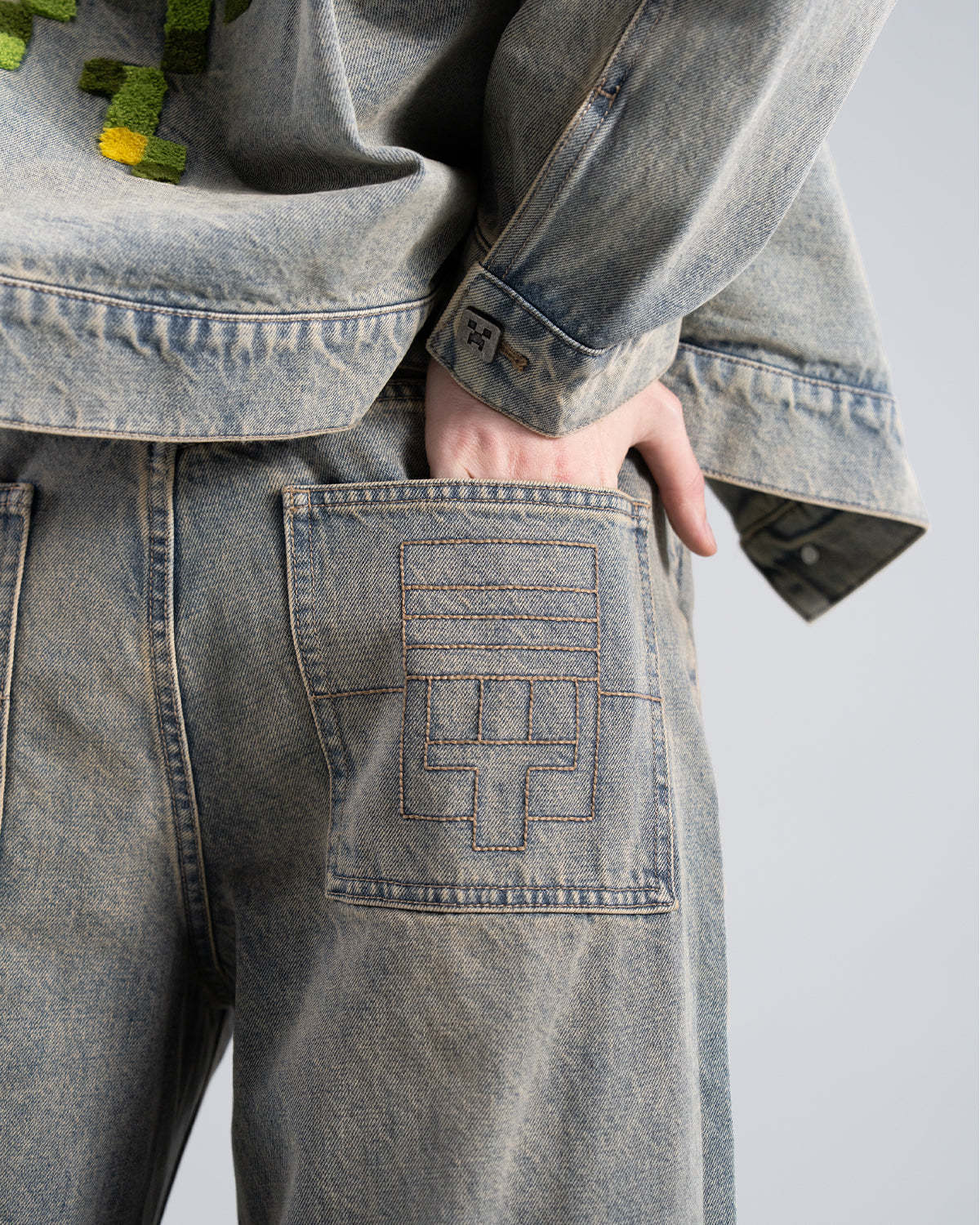 Golem Denim Pants-Coordom