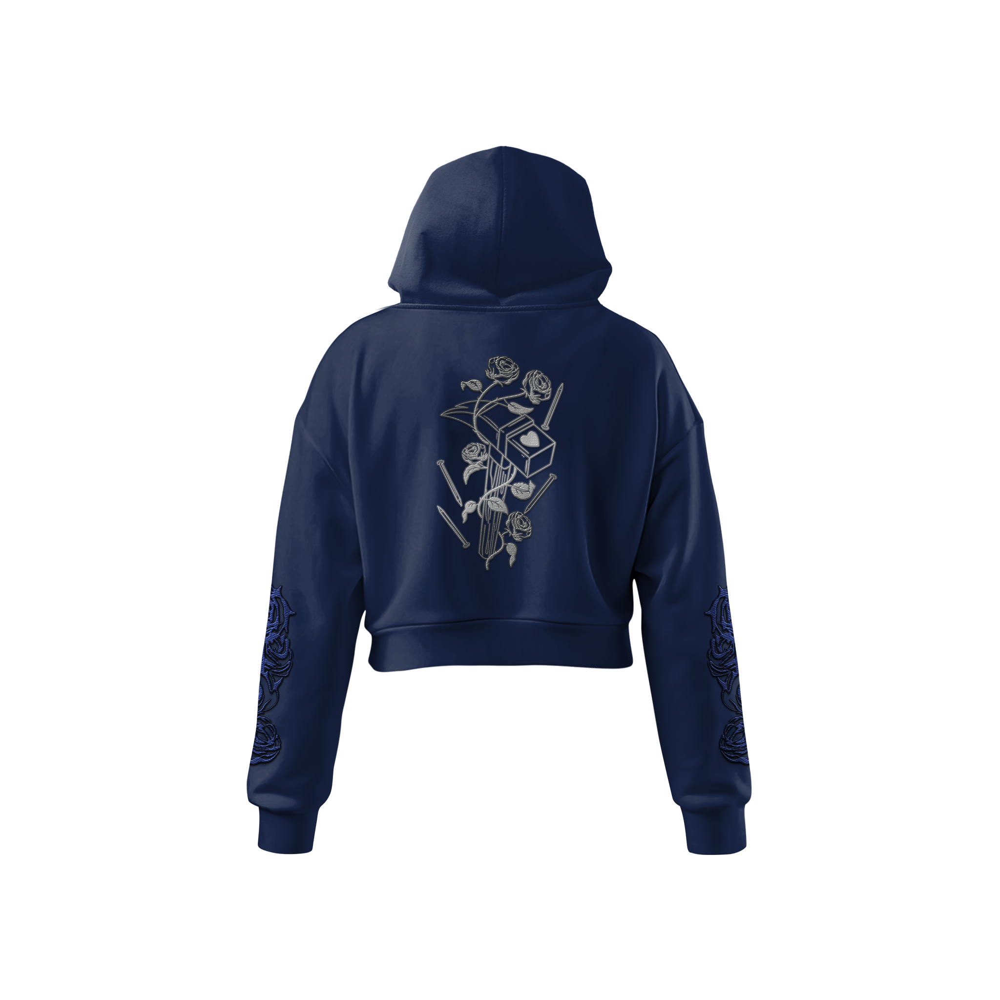 Hammer Cropped Hoodie-Coordom