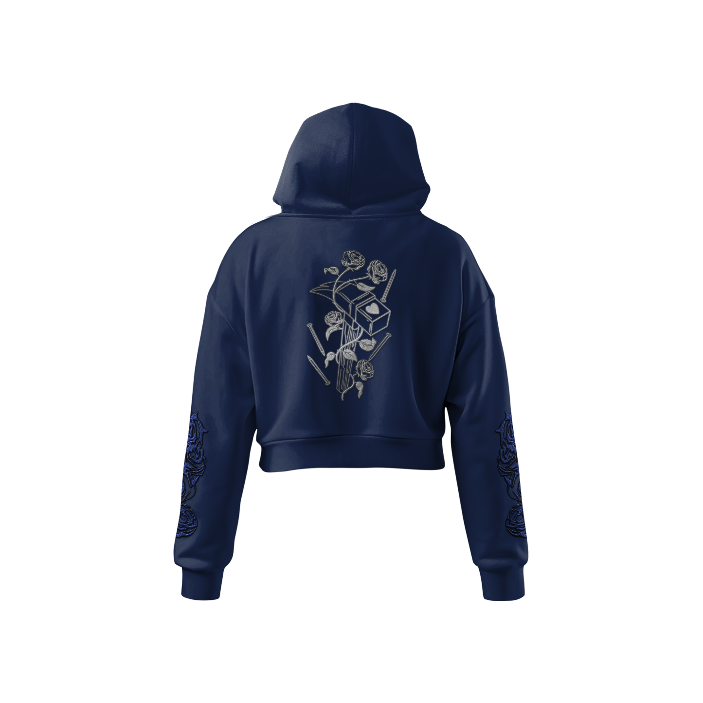 Hammer Cropped Hoodie-Coordom