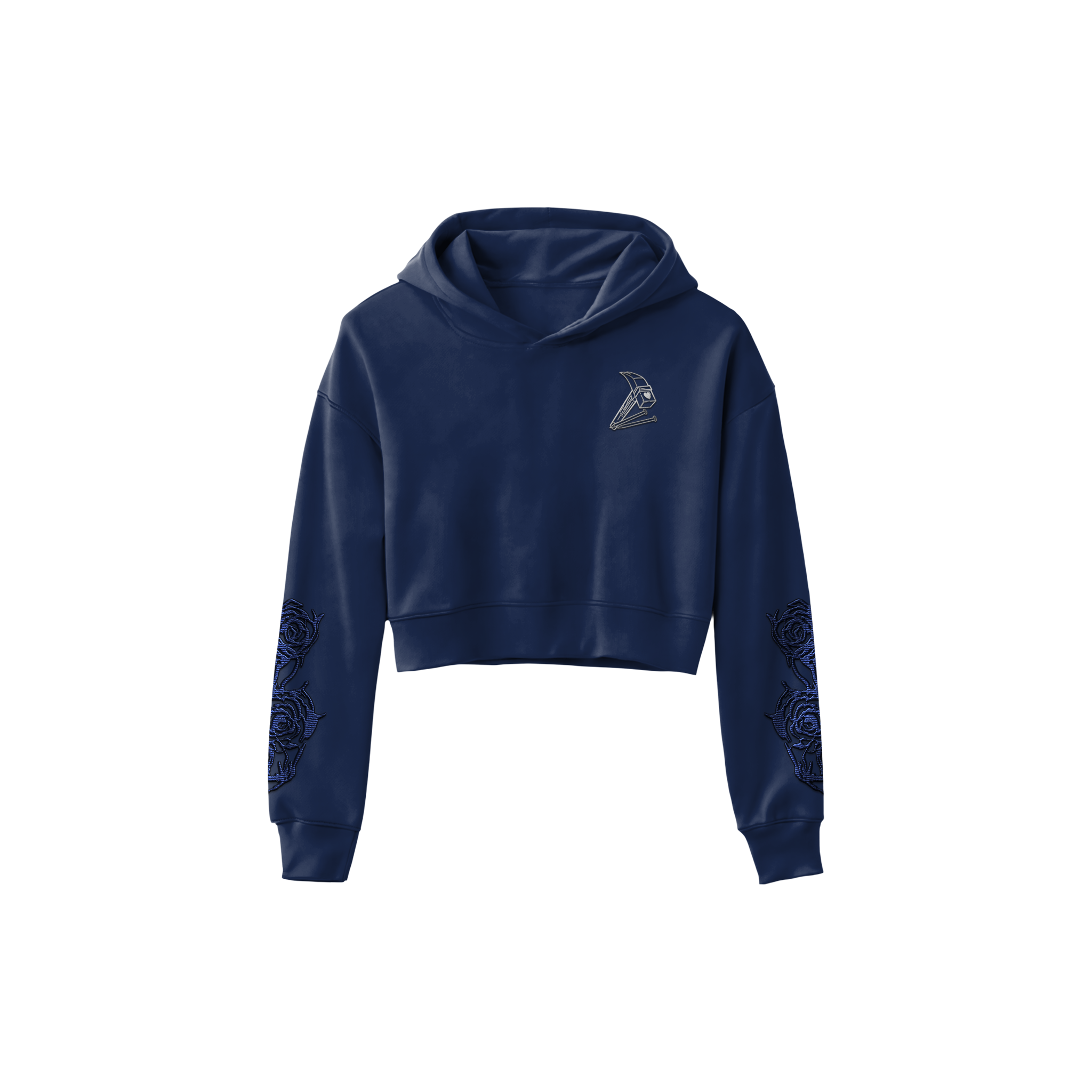 Hammer Cropped Hoodie-Coordom