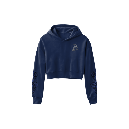 Hammer Cropped Hoodie-Coordom