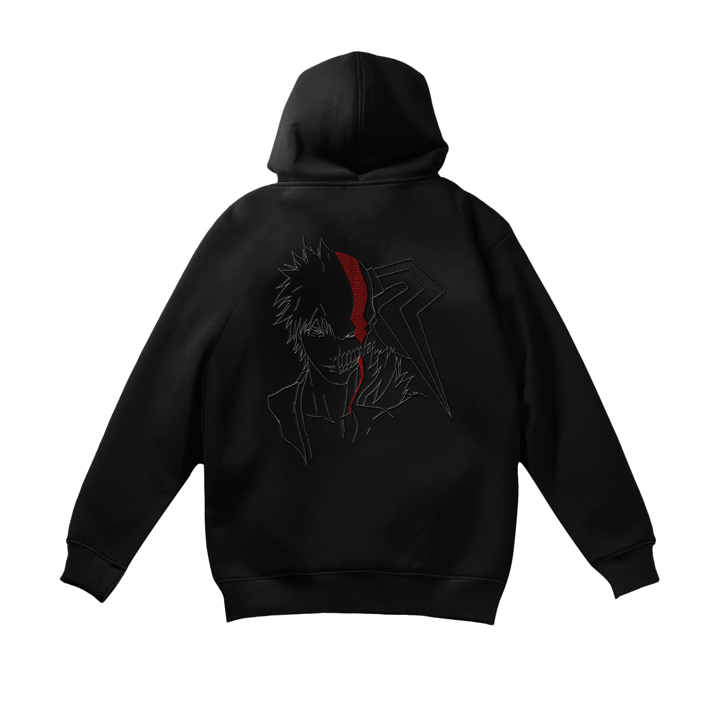 Hellfire Embroidery Hoodie-Coordom