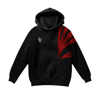 Hellfire Embroidery Hoodie-Coordom