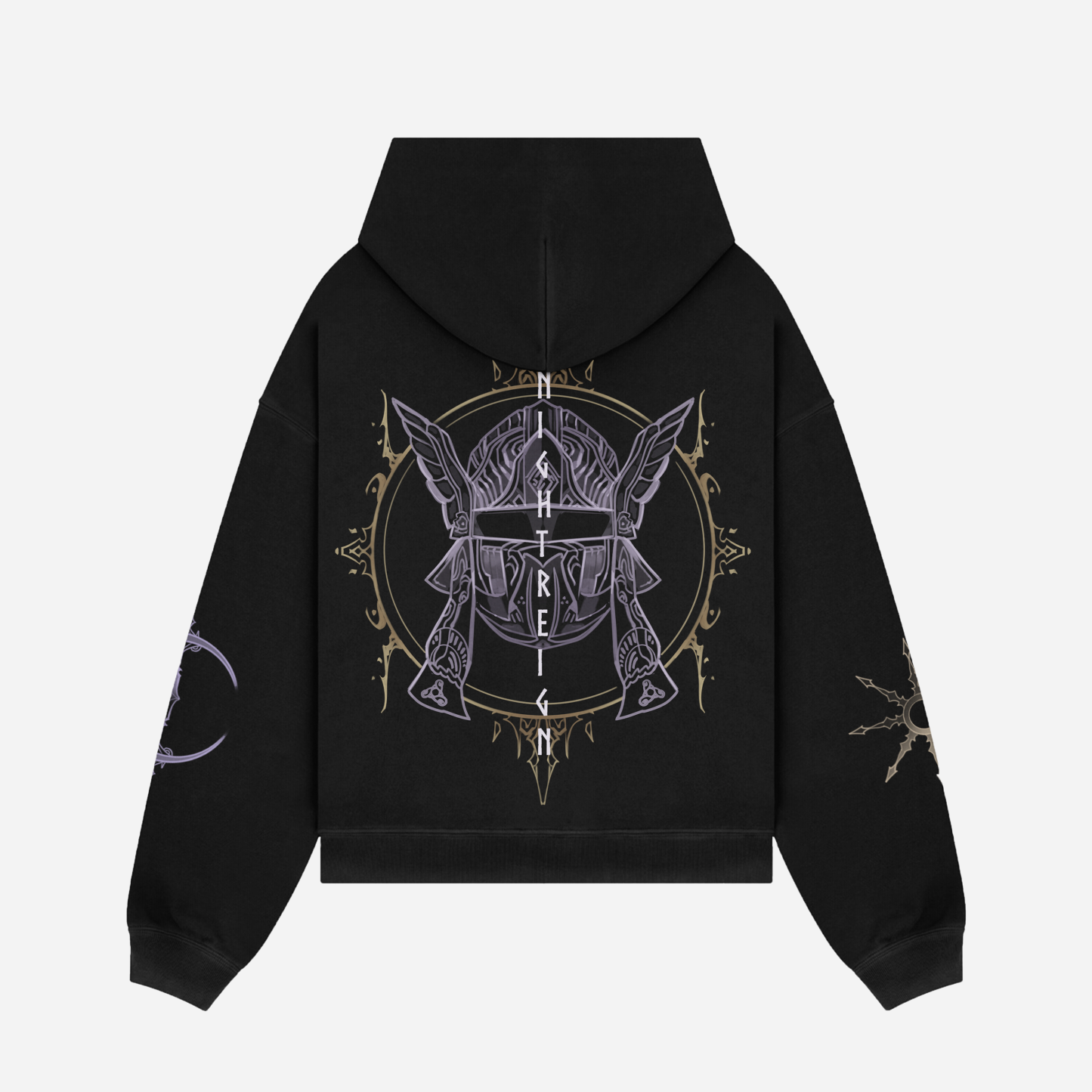 Nightreign Hoodie | Dark Streetwear Oversized Sweatshirt-Coordom