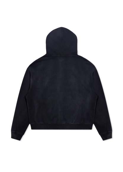 Winged Eagle Hoodie - Vintage Black|Streetwear Oversized Vintage Casual Wear-Coordom