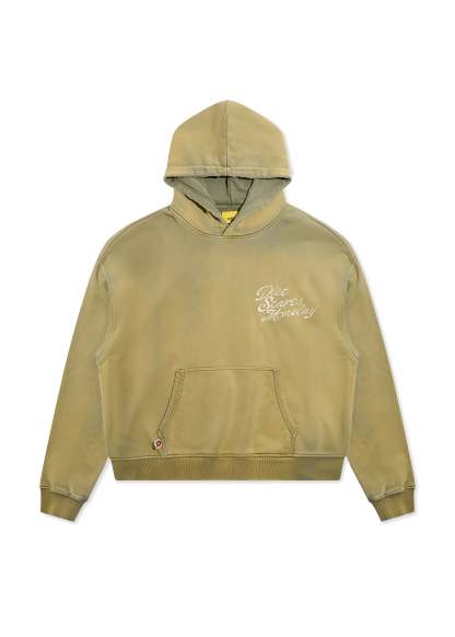 Sunset Hoodie - Washed Olive|Streetwear Oversized Vintage Casual Wear-Coordom