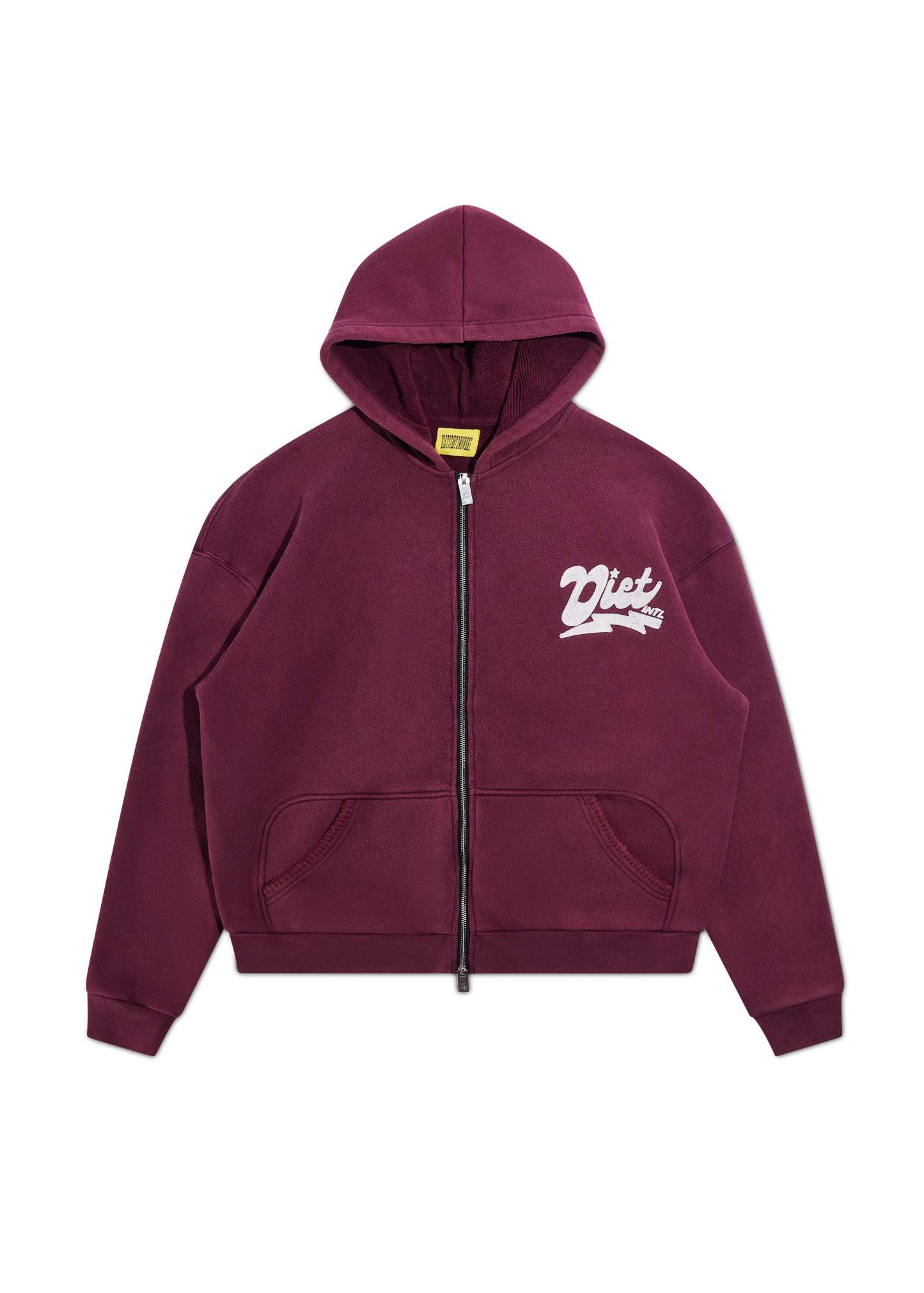 Bolt Full Zip - Maroon|Streetwear Oversized Vintage Casual Wear-Coordom