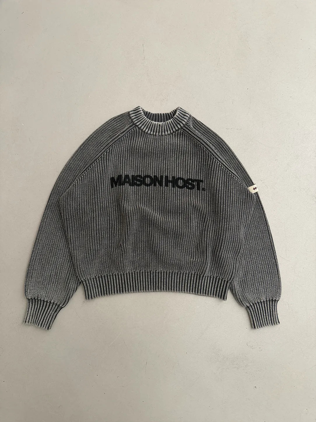 ICONIC MH KNIT GREY|Streetwear Oversized Vintage Casual Wear-Coordom