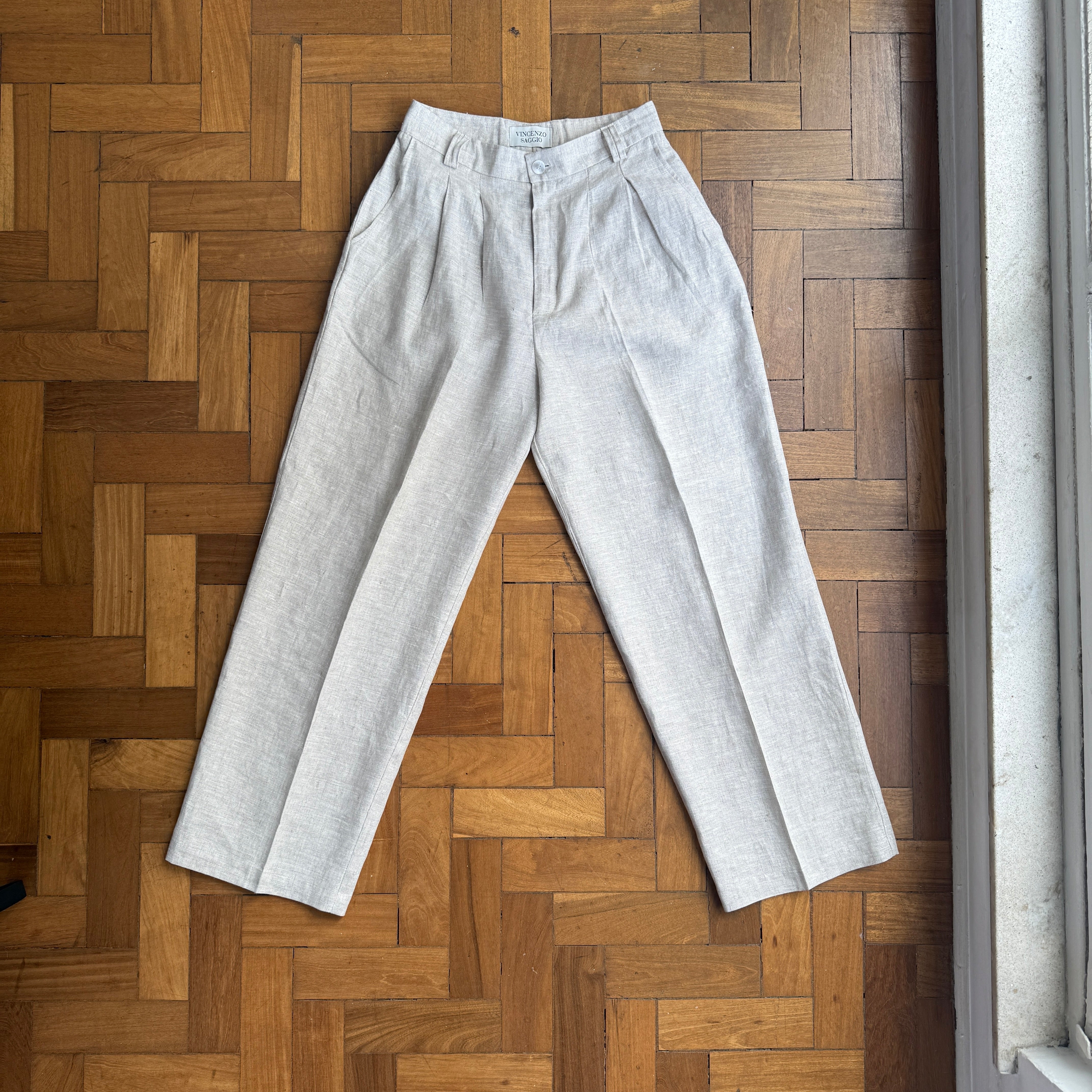 Pure Linen Pants-Coordom