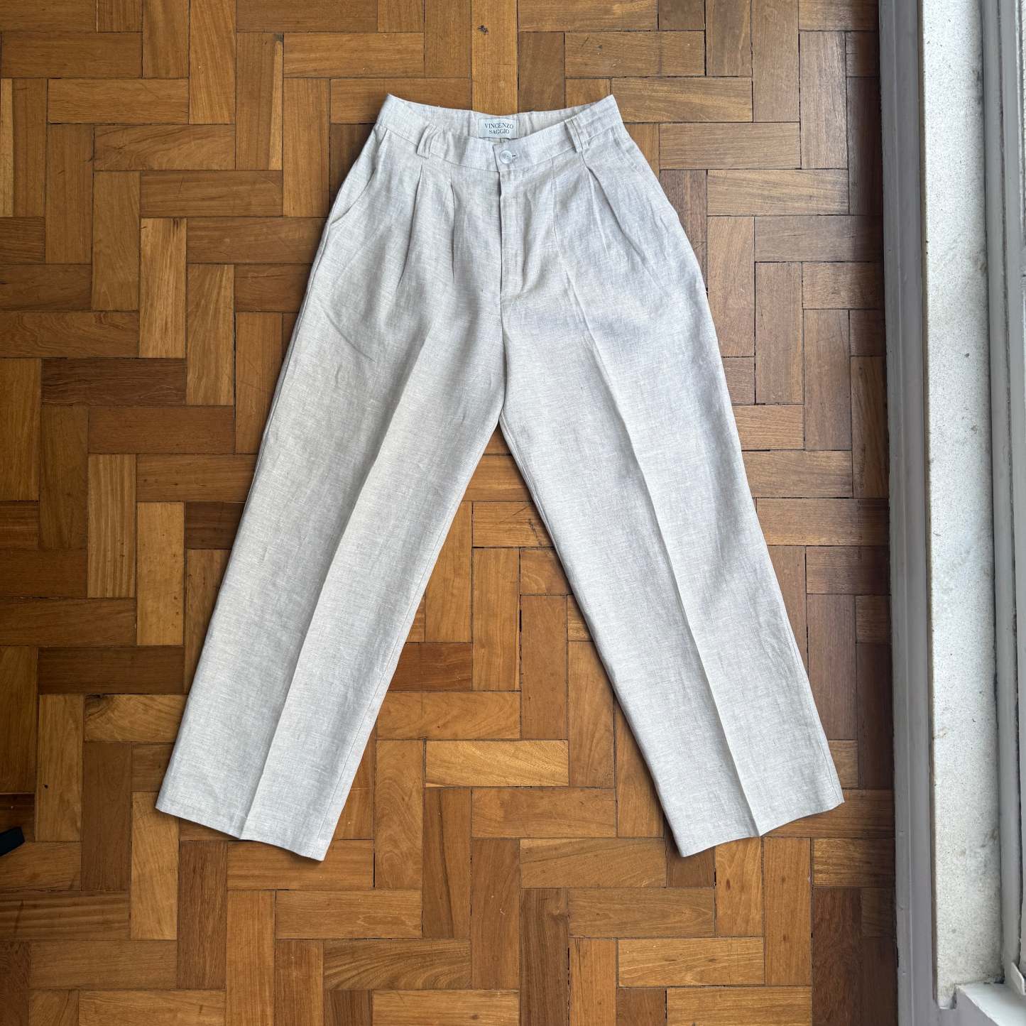 Pure Linen Pants-Coordom