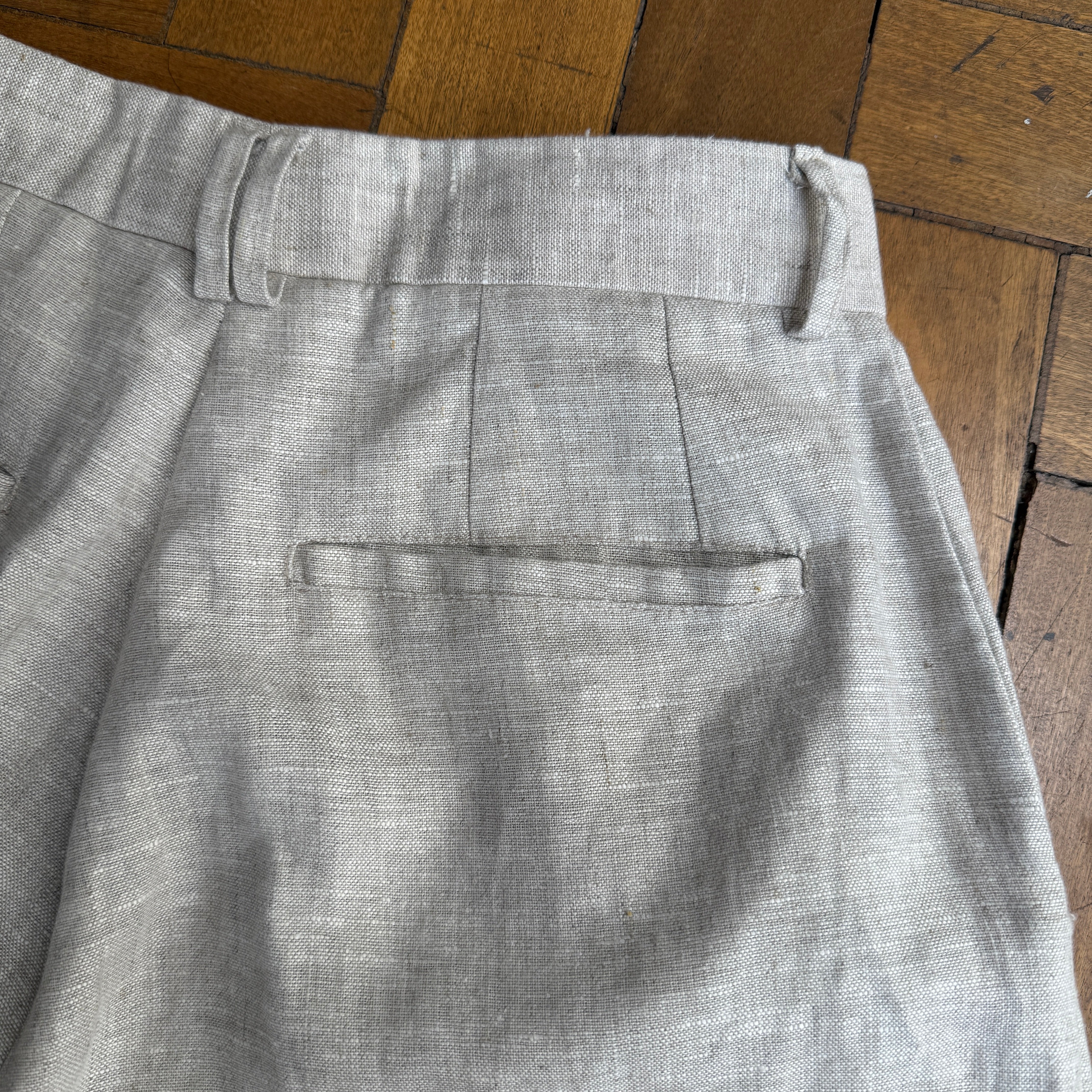 Pure Linen Pants-Coordom