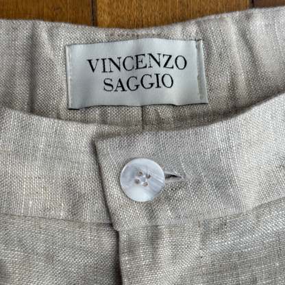Pure Linen Pants-Coordom