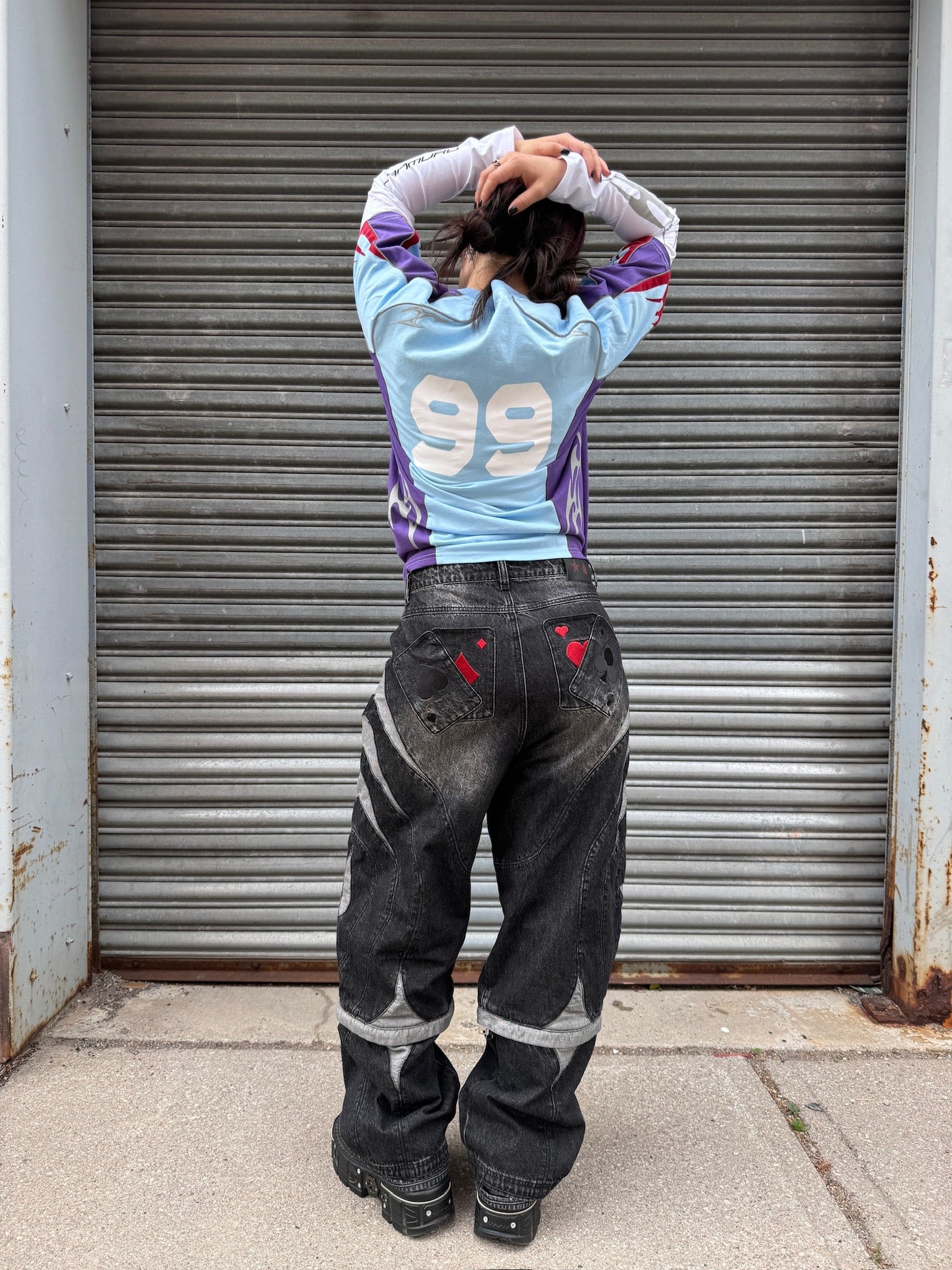 "SPIDER" Jeans Black-HxH-Coordom