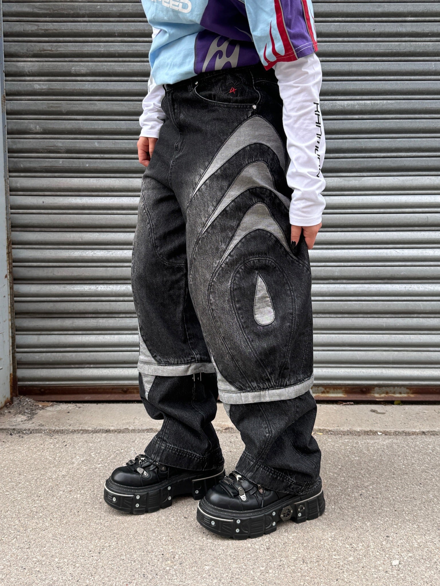 "SPIDER" Jeans Black-HxH-Coordom