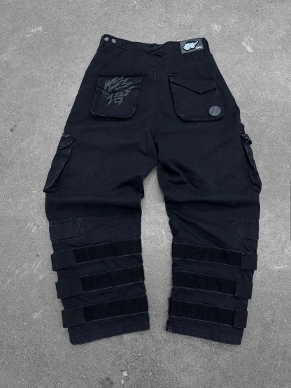 "DRAGON" Cargo Pants Black-Coordom