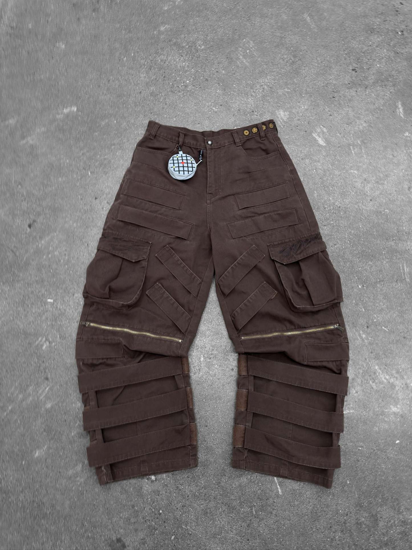 "DRAGON" Cargo Pants Brown-Coordom
