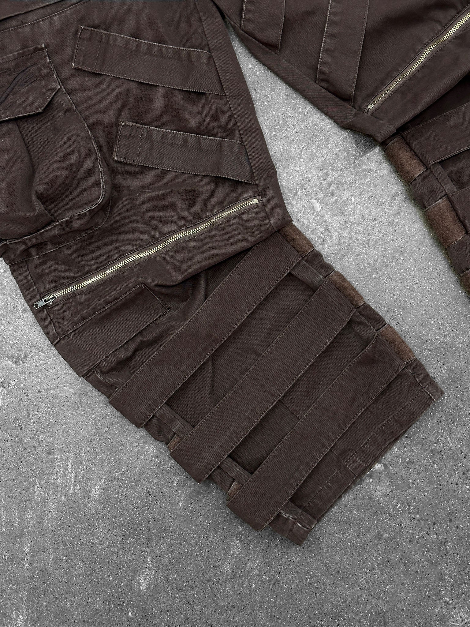 "DRAGON" Cargo Pants Brown-Coordom
