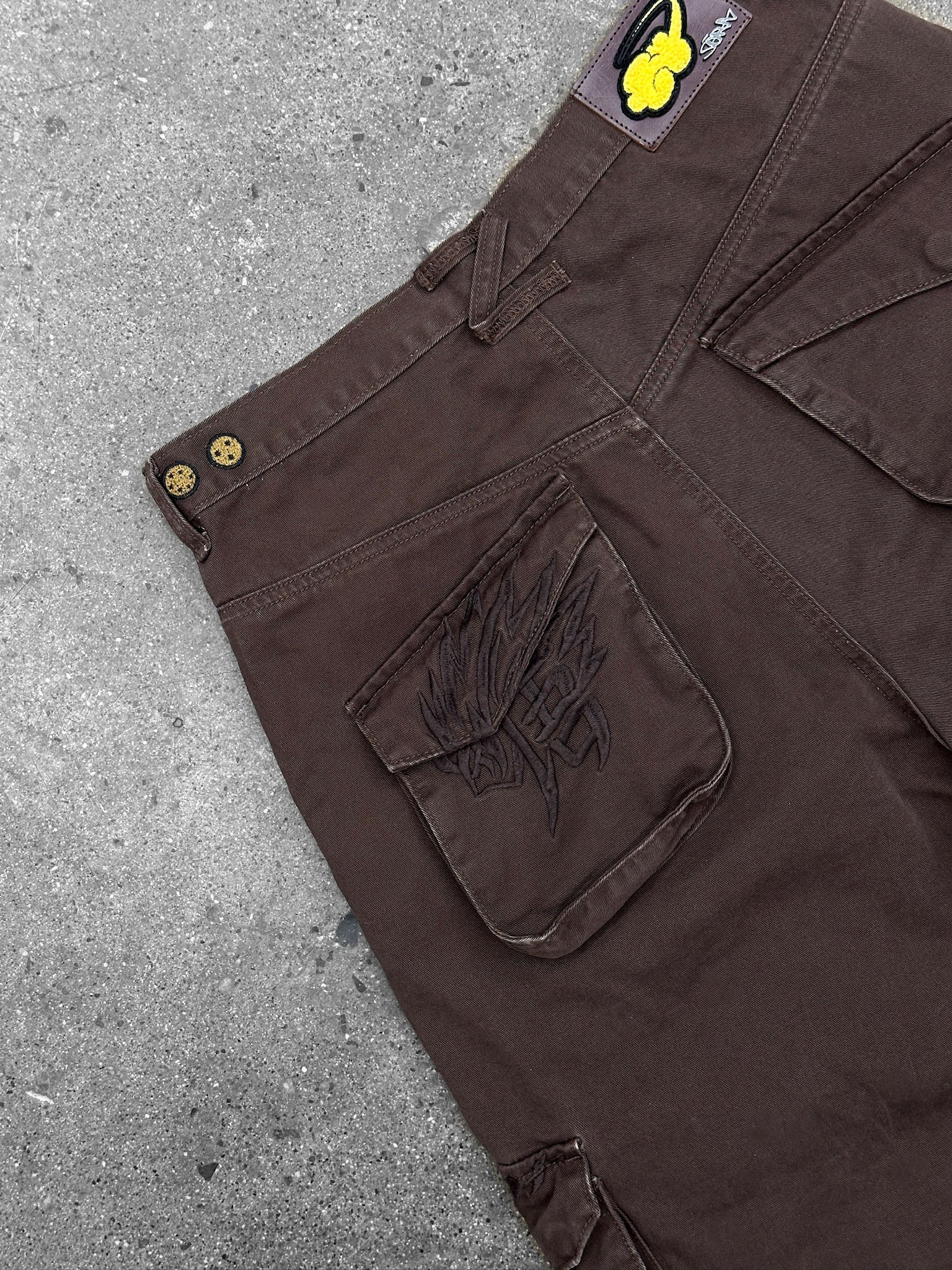 "DRAGON" Cargo Pants Brown-Coordom