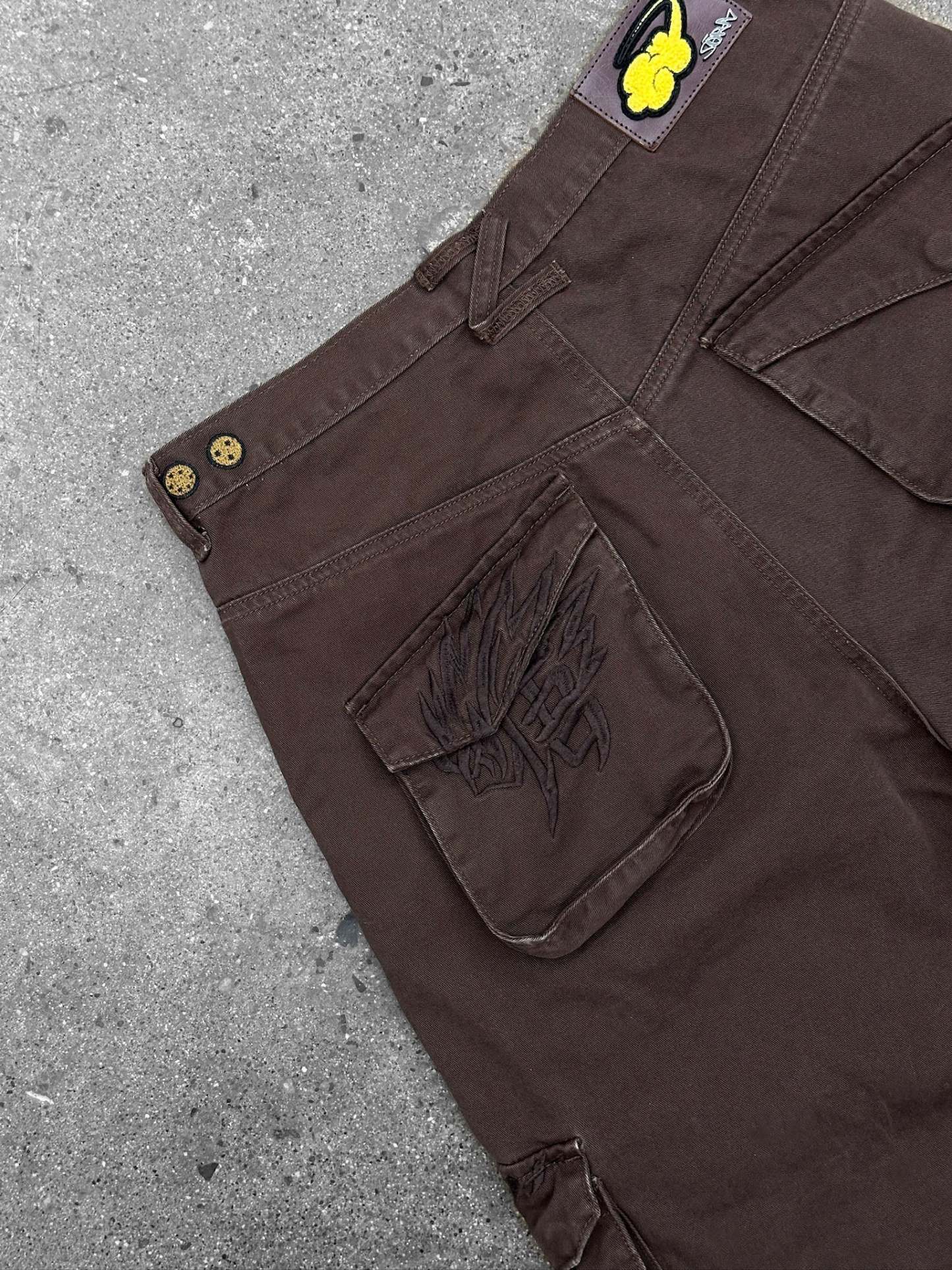 "DRAGON" Cargo Pants Brown-Coordom