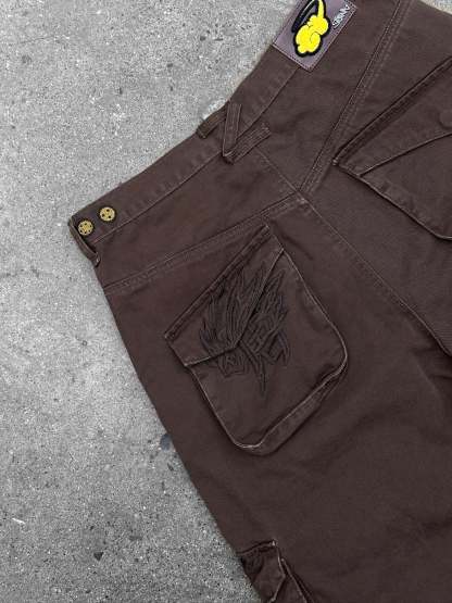 "DRAGON" Cargo Pants Brown-Coordom