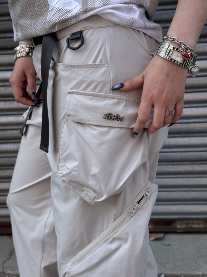 "CURSED" Parachute Pants-Coordom