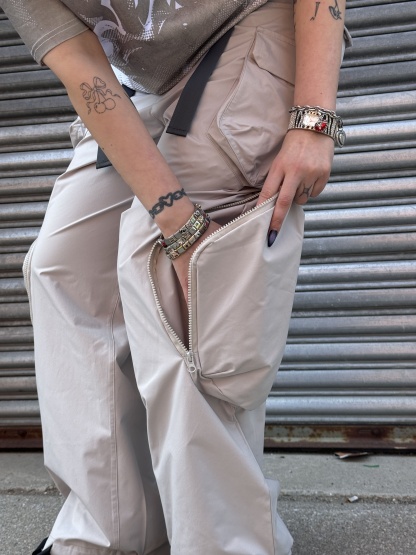 "CURSED" Parachute Pants-Coordom