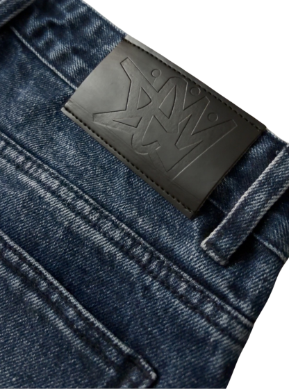 SNAKE BAGGY JEANS - WASHED NAVY-Coordom