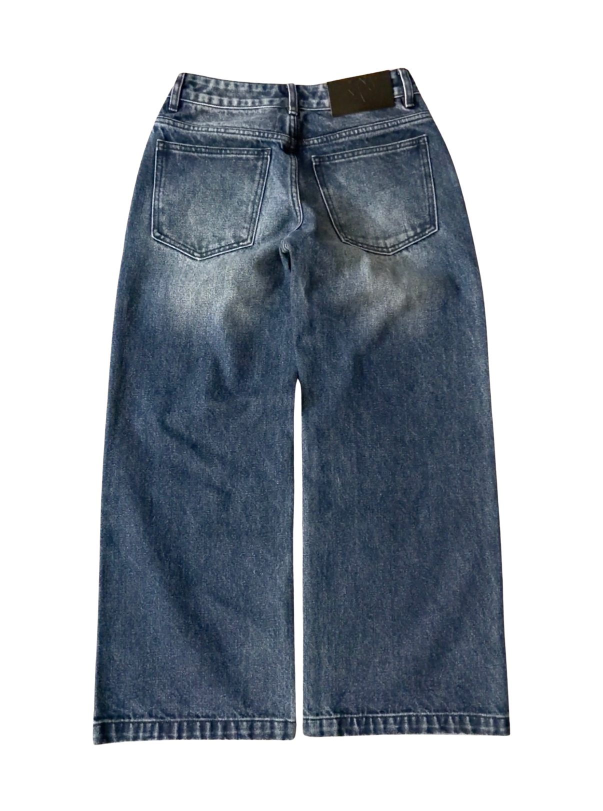 WOMENS LOW RISE BAGGY - WASHED NAVY-Coordom