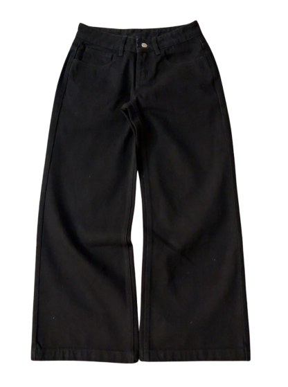 WOMENS LOW RISE BAGGY - BLACK-Coordom