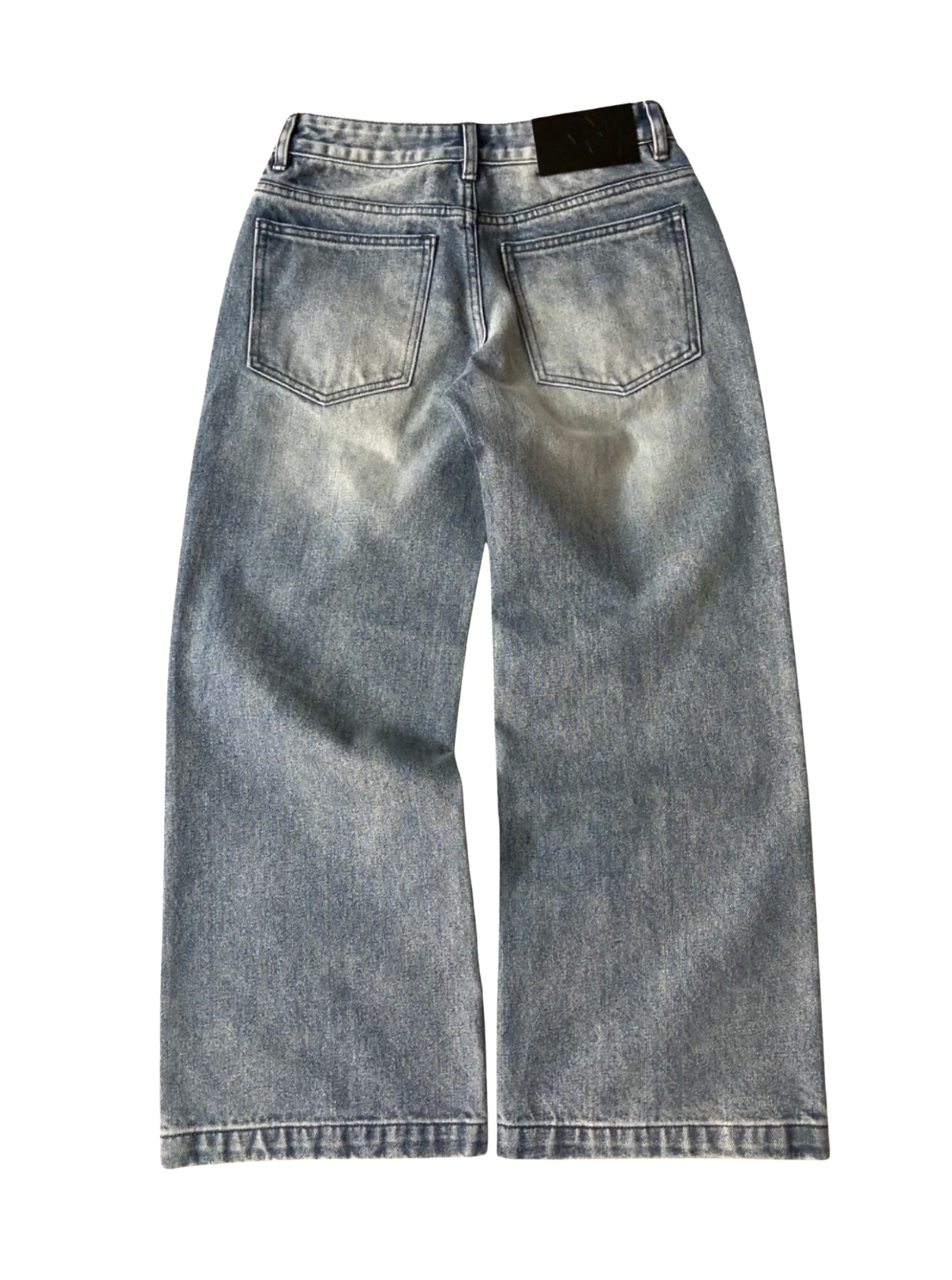 WOMENS LOW RISE BAGGY - WASHED BLUE-Coordom