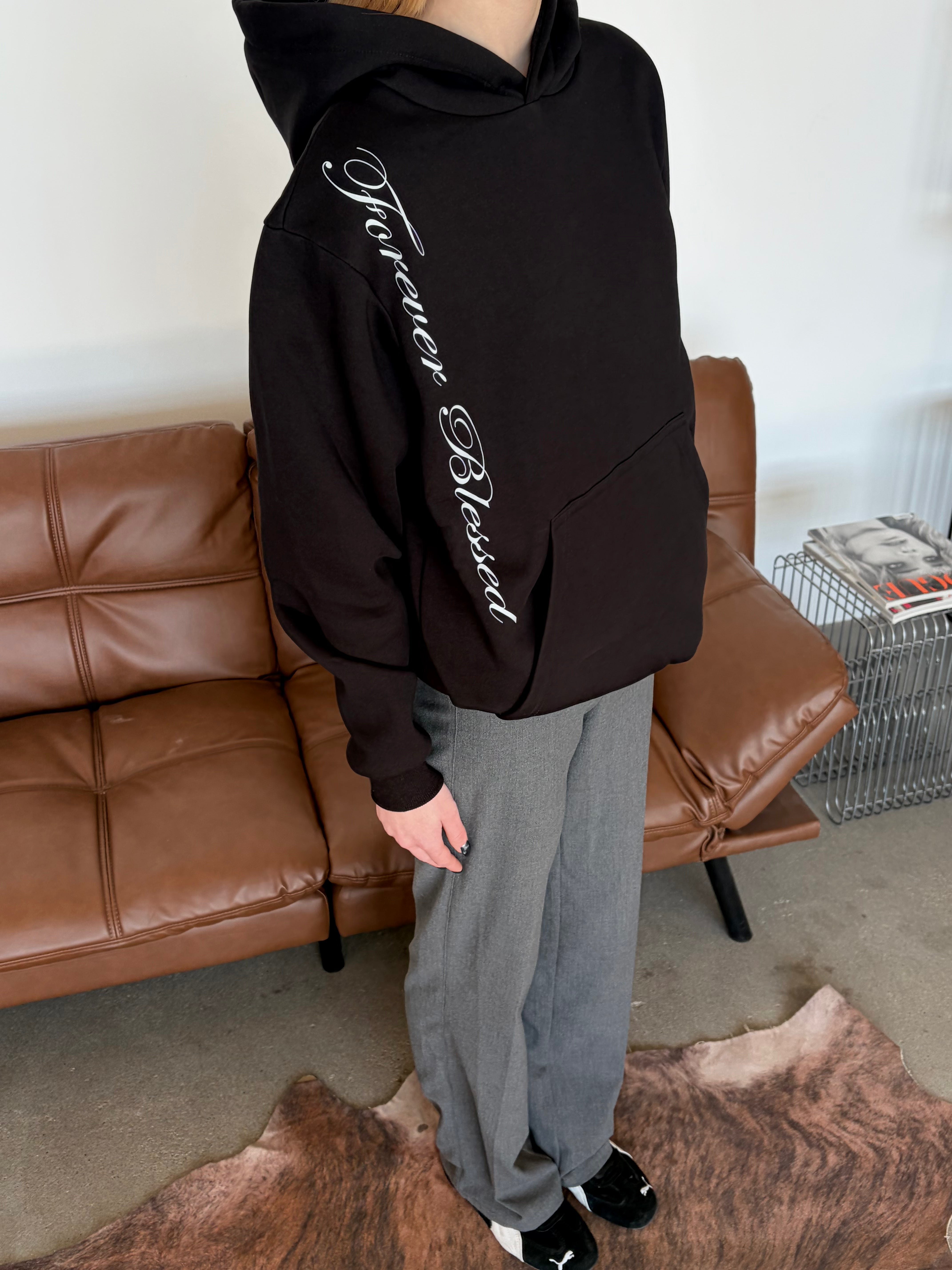 FOREVER BLESSED HOODIE|Streetwear Oversized Vintage Casual Wear-Coordom