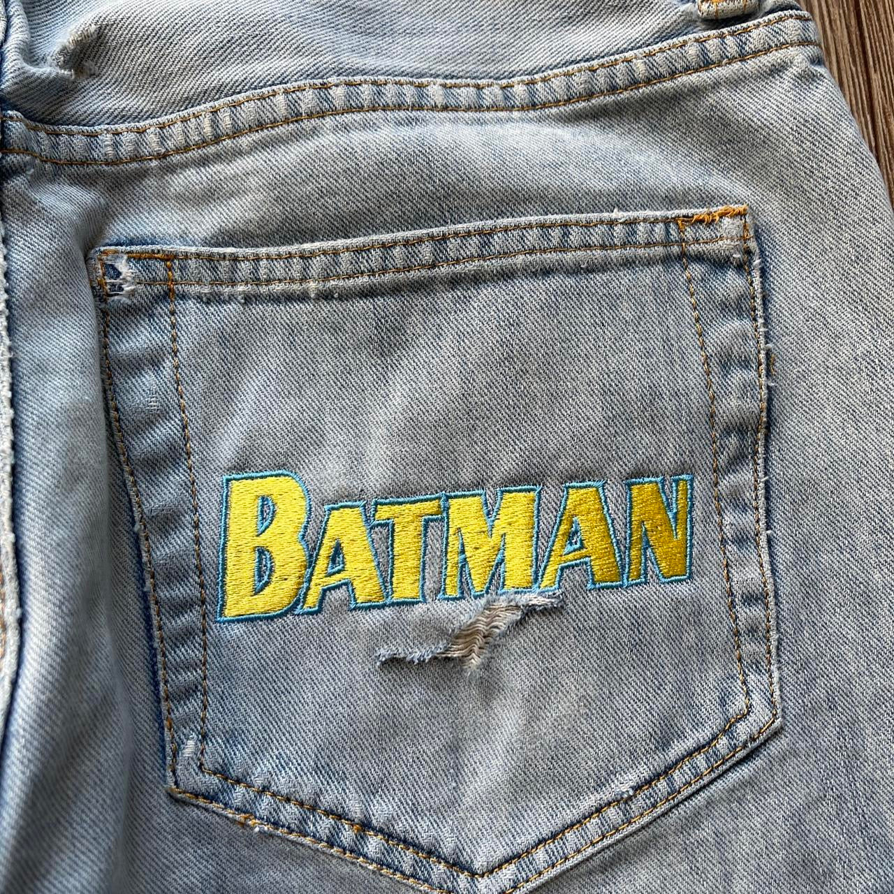 (32X30) BATMAN EMBROIDERED JEANS-Coordom