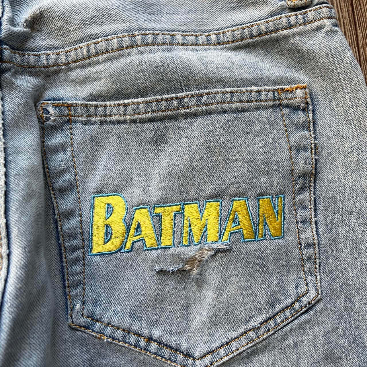 (32X30) BATMAN EMBROIDERED JEANS-Coordom